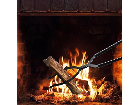 USENIOR Heavy Duty Firewood Tongs