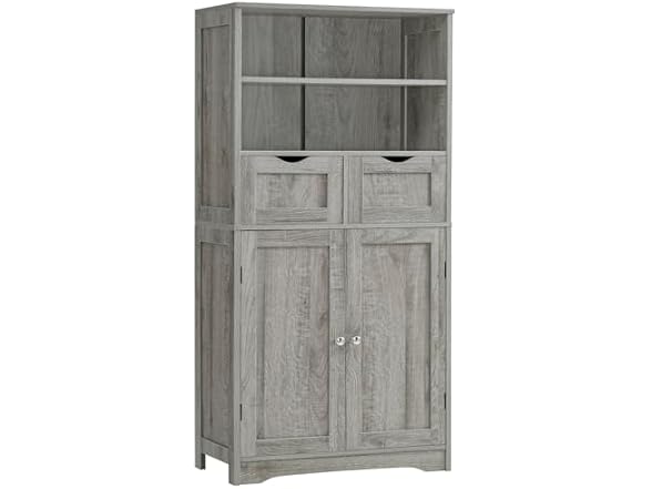 Grey, 2 Drawers, 11.8"D x 23.6"W x 49.6"H