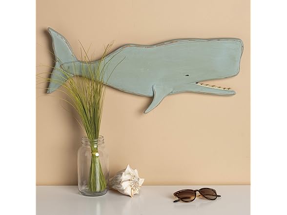 Primitives by Kathy Wooden Wall Art, Whale