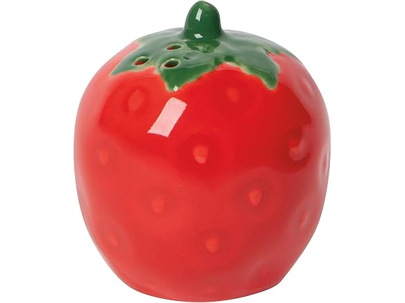 Jubilee Berry Sweet Salt and Pepper Stoneware Shakers 2 x 2 x 2.5in