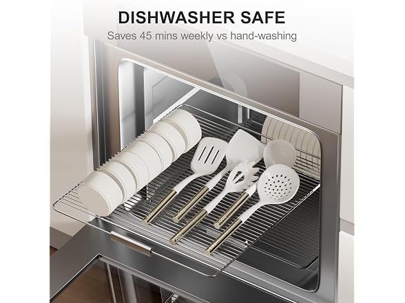 Silicone Kitchen Cooking Utensils Set