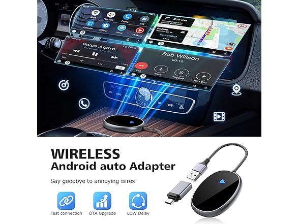 Wireless Android Auto Car Adapter
