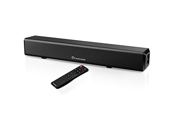 Wohome Small Sound Bars for TV, 50W 16-Inch Ultra Slim Mini  (Open Box)