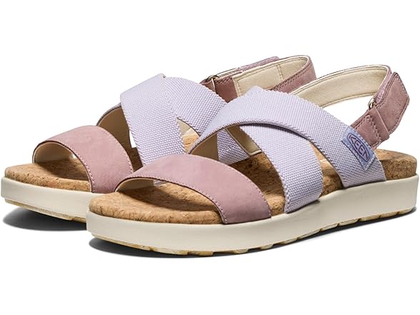 KEEN Women's Elle Criss Cross Wedge Sandal