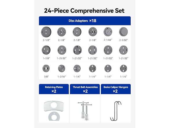 OMT 24pc Brake Caliper Tool Kit