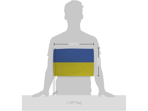 USA Decoration Ukrainian Car Flag Bandera Para Carros D