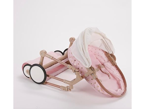 LullaBaby – 14-Inch Accessories – Pink Toy Stroller