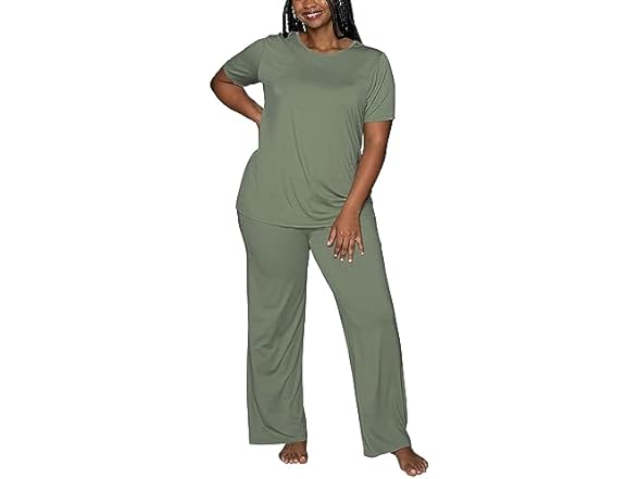 Vanity Olive Spring Modal PJ Set (S)