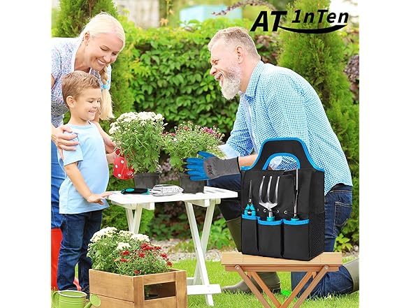 11-Piece Stainless Steel Garden Tool Set