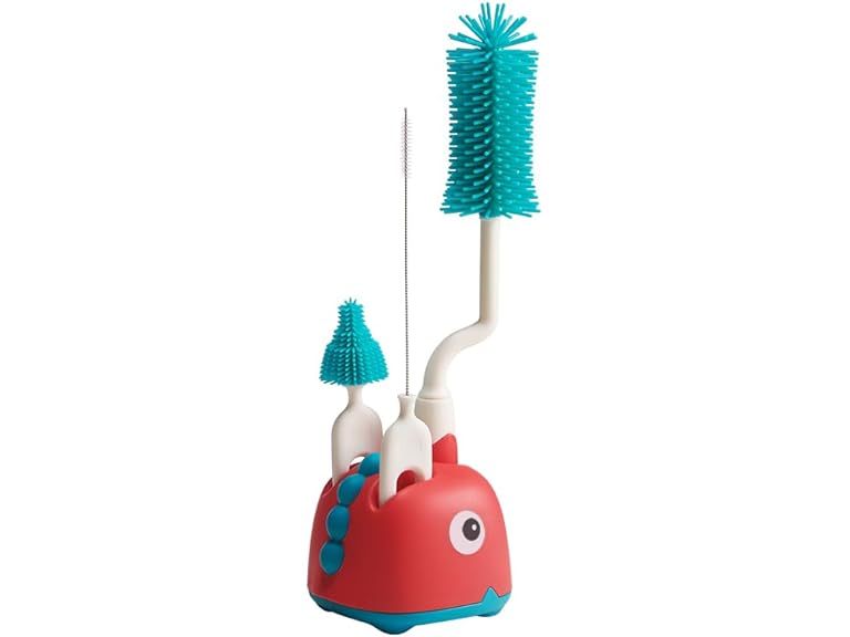 Rabbit Baba Silicone 4-in-1 Baby Bottle Brush Set