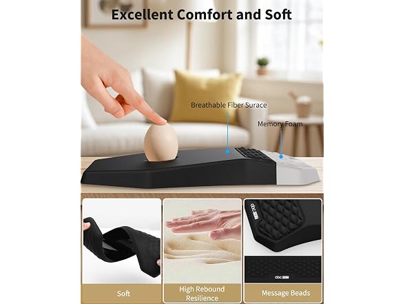 abc.mat Ergonomic Mouse & Keyboard Rest
