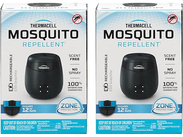Thermacell E55 E-Series Mosquito Repeller 2-Pack
