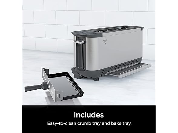 Ninja Foodi 2-in-1 Toaster Stainless Steel