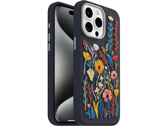 OtterBox iPhone 15 Pro Max Embroidery Symmetry Series Case