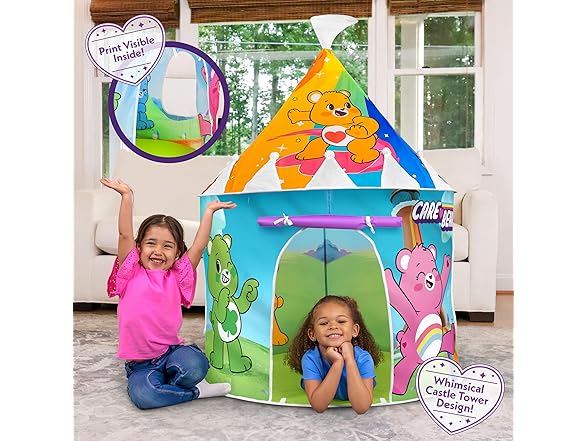 Care Bears Castle Tower Pop-Up Tent for Kids