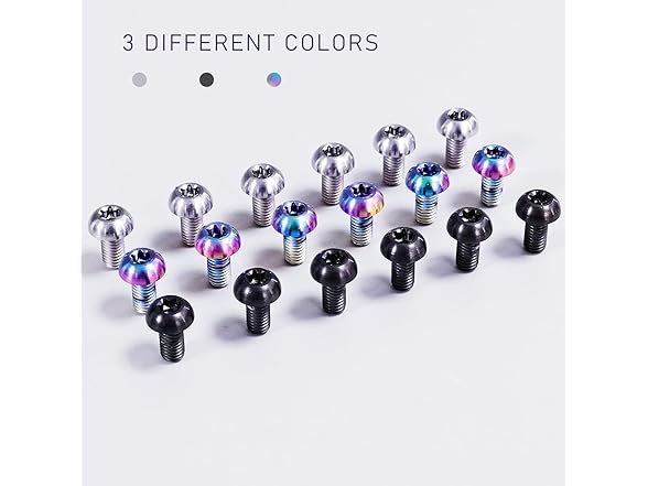 Bike Disc Brake Rotor Bolts M5x10 12pc