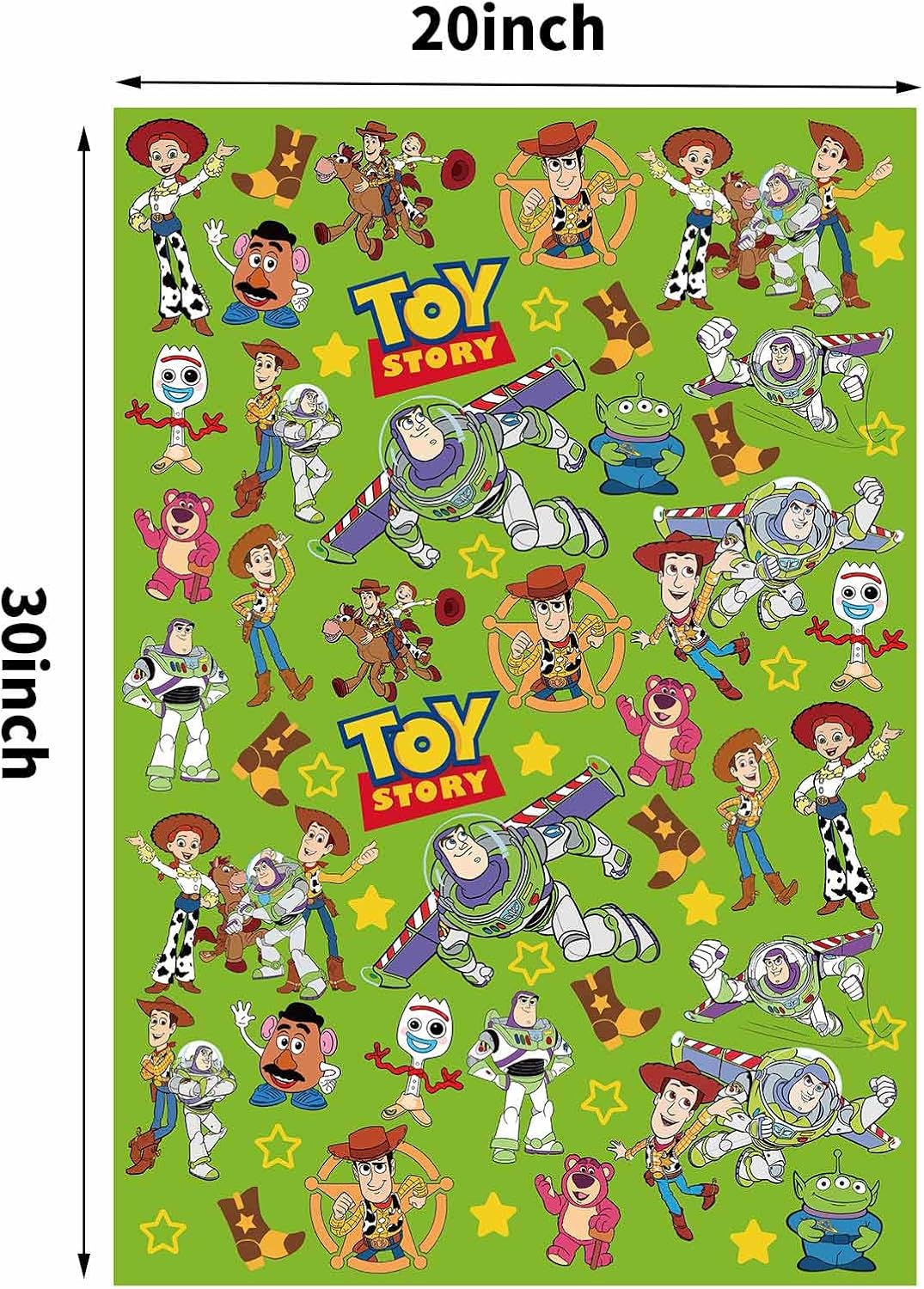 BABUKL 10 Pcs Toy Gift Wrapping Paper - Gallery 6