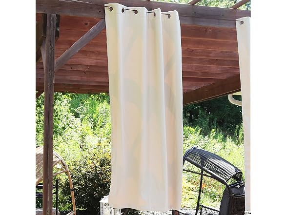 Sunnydaze Decor SNR-498 Blackout Curtain 52x84 Beige B