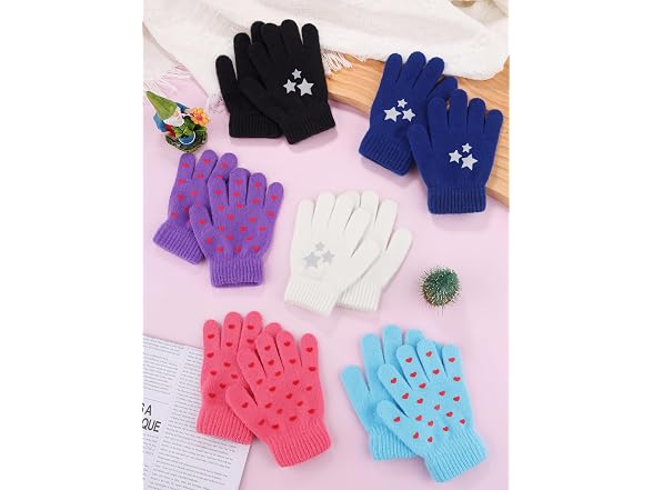 Cooraby Boys (2-5T) Kids Magic Gloves Knit Gloves