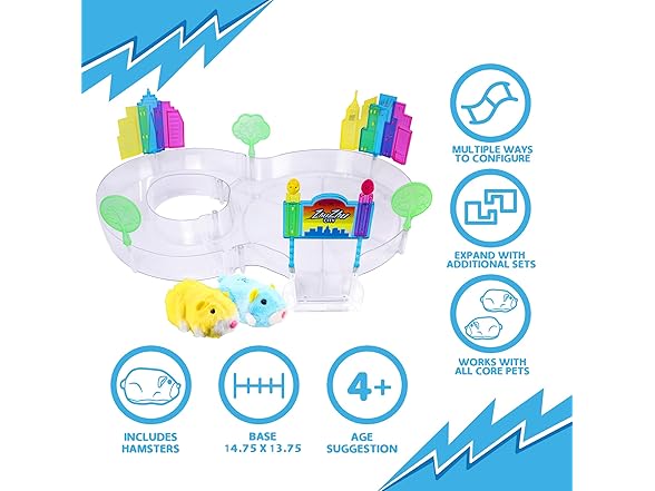 ZhuZhu City Downtown Starter Playset