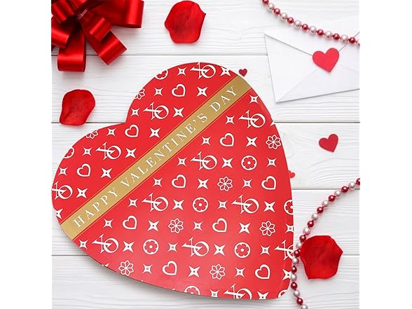 Valentine’s Day Milk Chocolate Heart Gift Box