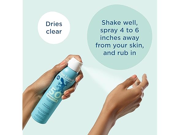 Blue Lizard Sensitive Mineral SPF 50 Spr