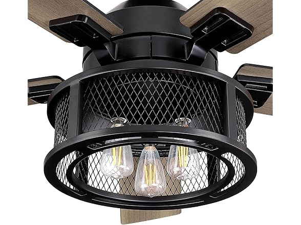 Parrot Uncle F6318110V 52" Ceiling Fan with Lights