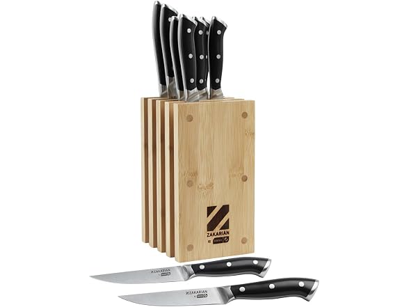 DASH Zakarian by DASH 11-Piece German Steel Kitchen Knife Set - Gallery 3