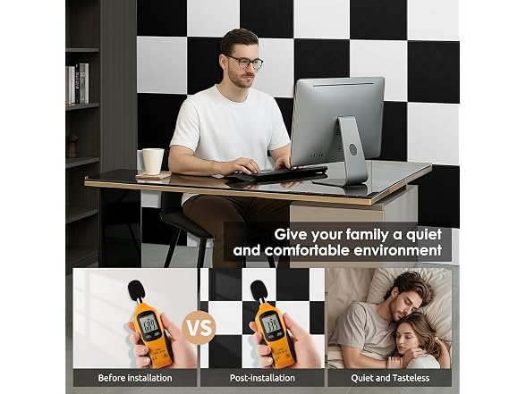 Safotad Cork Boards for Walls 48" x 36"