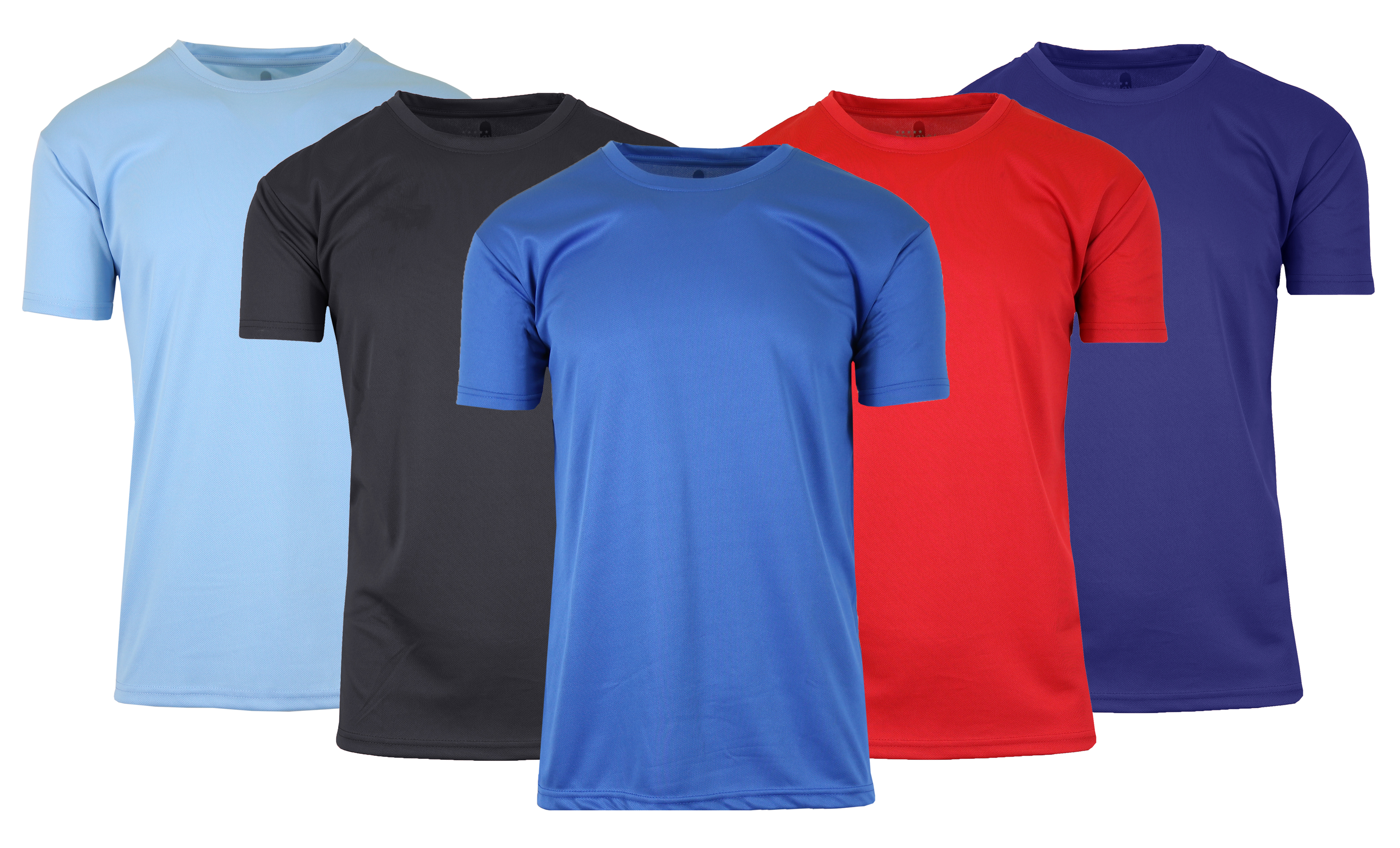 5Pk Mens S/S Performance Active Tee - Gallery 8