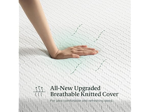 ZINUS 10 Inch Green Tea Luxe Memory Foam Mattress