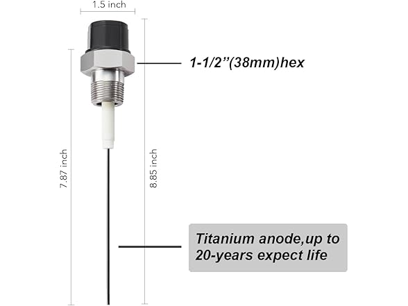 Lehomizi Upgraded Powered Anode Rod