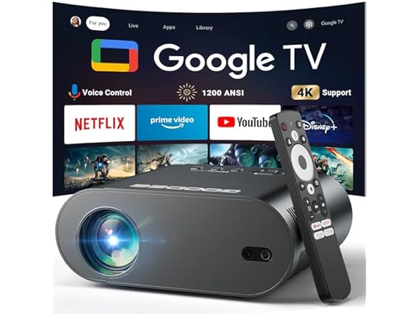 GooDee GD500PLUS 4K UHD Smart Projector