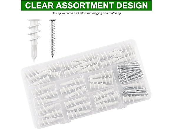 Beslife #8 Self Drilling Drywall Anchors