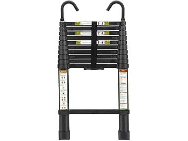$89.99, Was $164.99, 45% Off! RIKADE Telescoping Ladder dealfomo