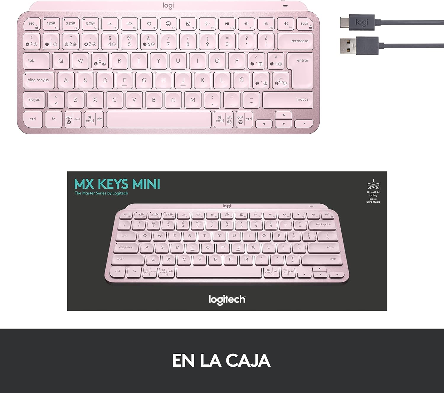 Logitech MX Keys Wireless Keyboard (Spanish) - Gallery 14