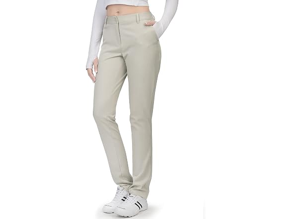 Lesmart Women (8) Golf Stretch Pants Beige
