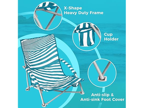 #WEJOY Low Beach Chair