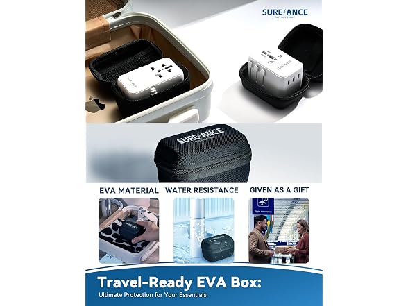 SUREANCE 70W Universal Travel Adapter