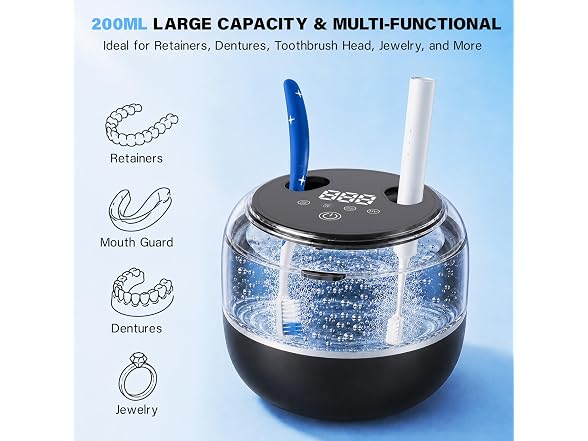 Ultrasonic Cleaner Machine 200Ml
