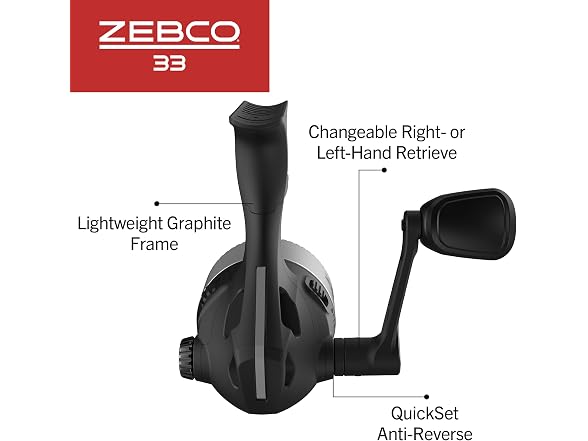 Zebco 33 Micro Trigger Spincast Fishing Reel