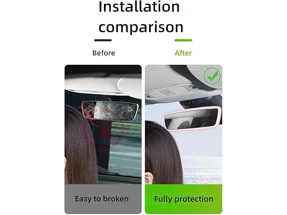 Rear View Mirror Protector Frame