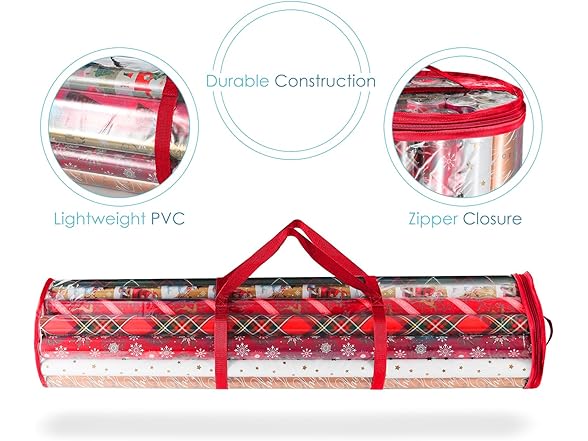 Hearth & Harbor Wrapping Paper Storage Container