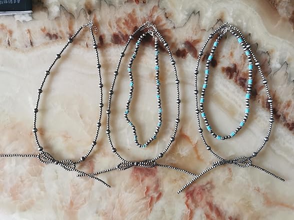 MQV Navajo Pearl Turquoise Necklace