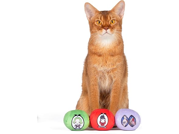 BEETLEJUICE Beetlejuice Catnip Jingle Balls Cat Toy