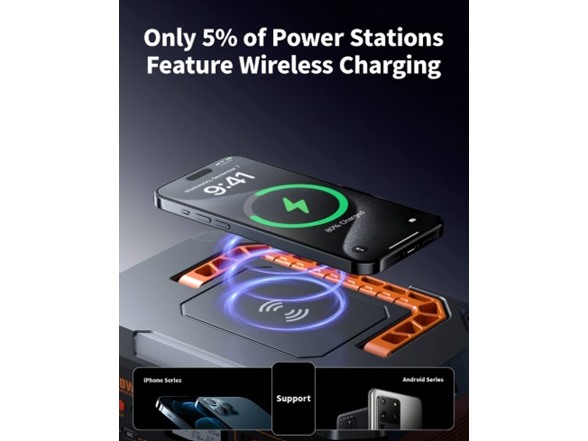 EBL MP1000 1000W Portable Power Station Orange