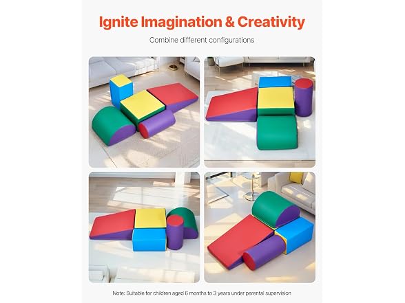 Soft Building Blocks, 5-Piece Set