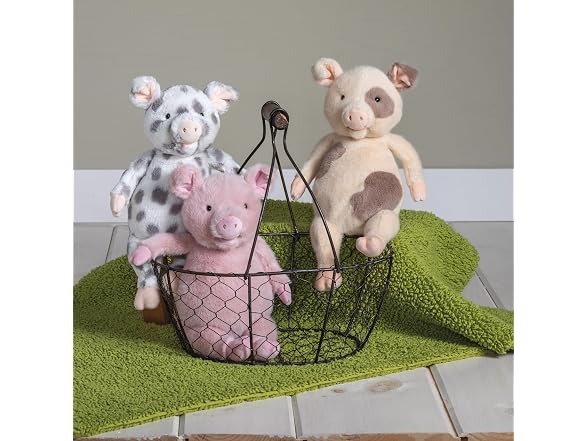 Mary Meyer Plush Soft Toy, 11-Inches, Peaches Pig
