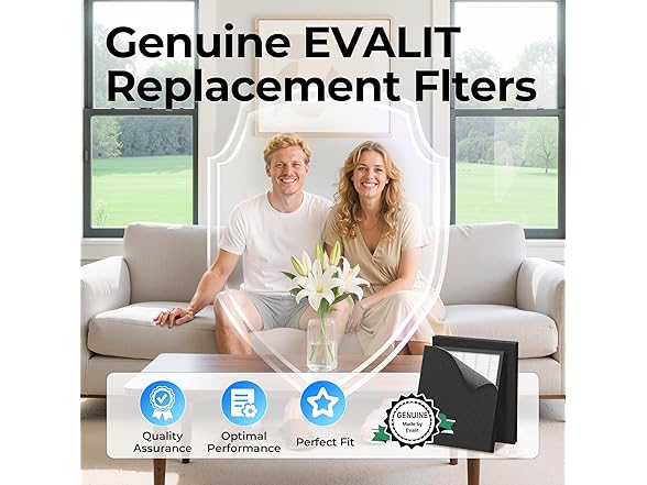 EVALIT ET066 Air Purifier Replacement Filter
