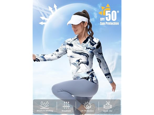 Ggov Women Golf Polo Workout Tops